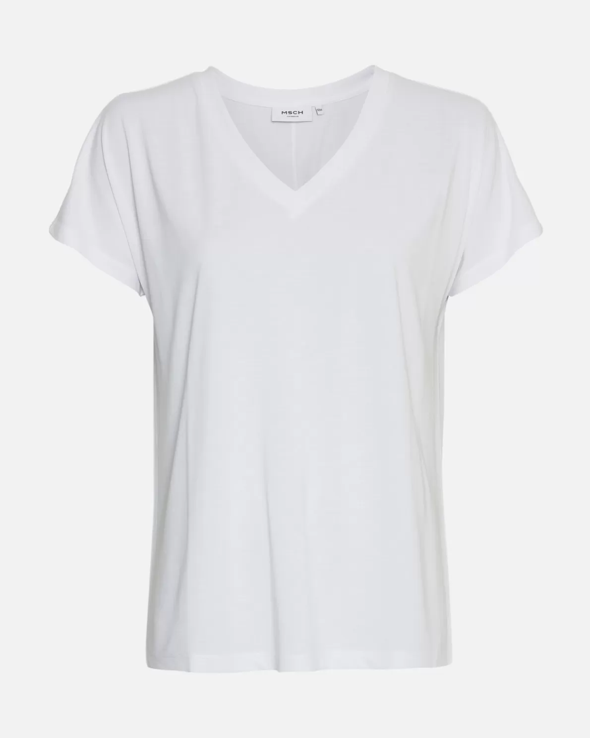 Women MSCH Copenhagen MSCHFenya Modal V Neck Tee