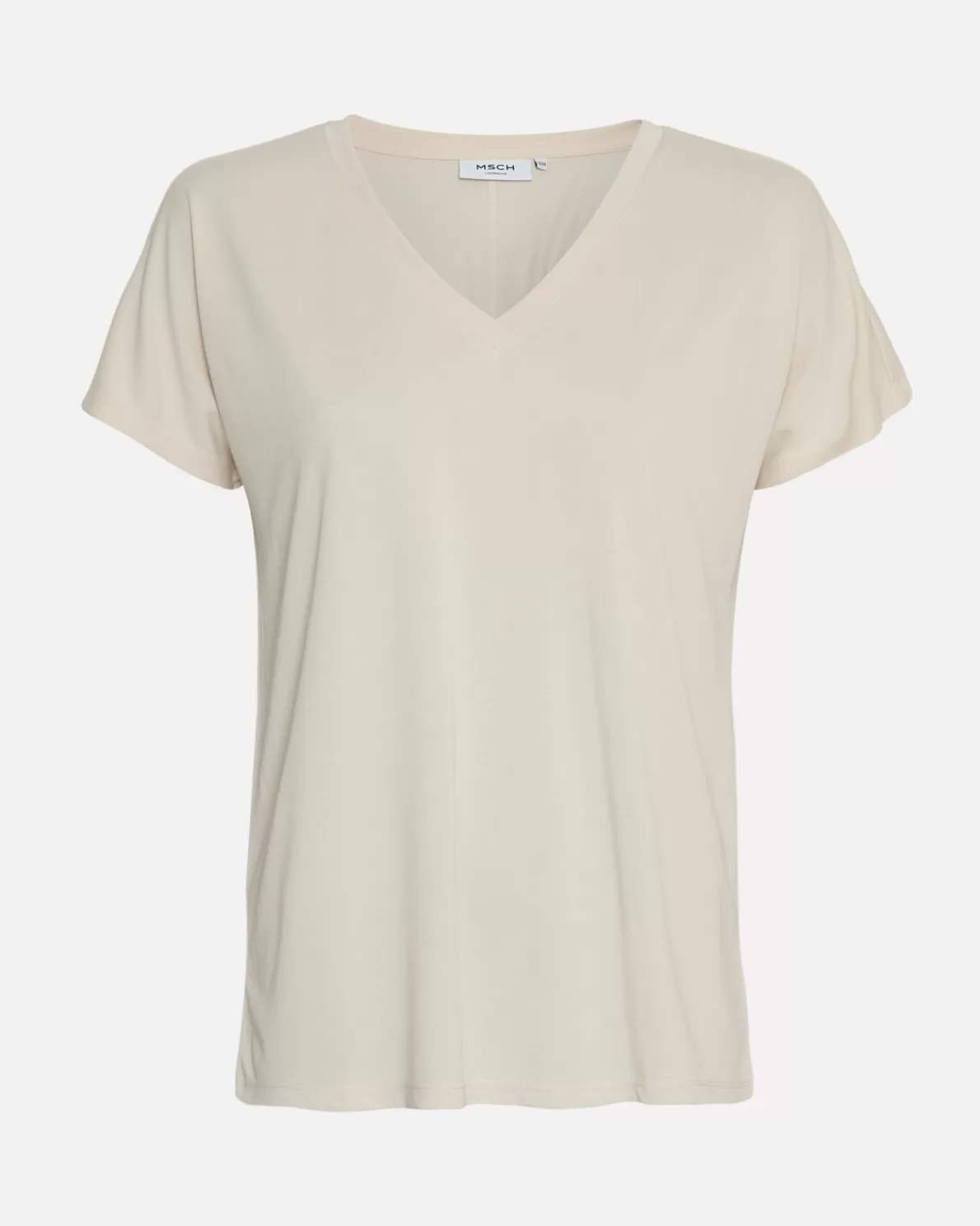 Women MSCH Copenhagen MSCHFenya Modal V Neck Tee