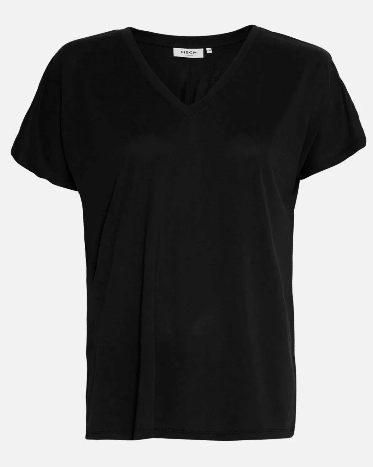 Women MSCH Copenhagen MSCHFenya Modal V Neck Tee