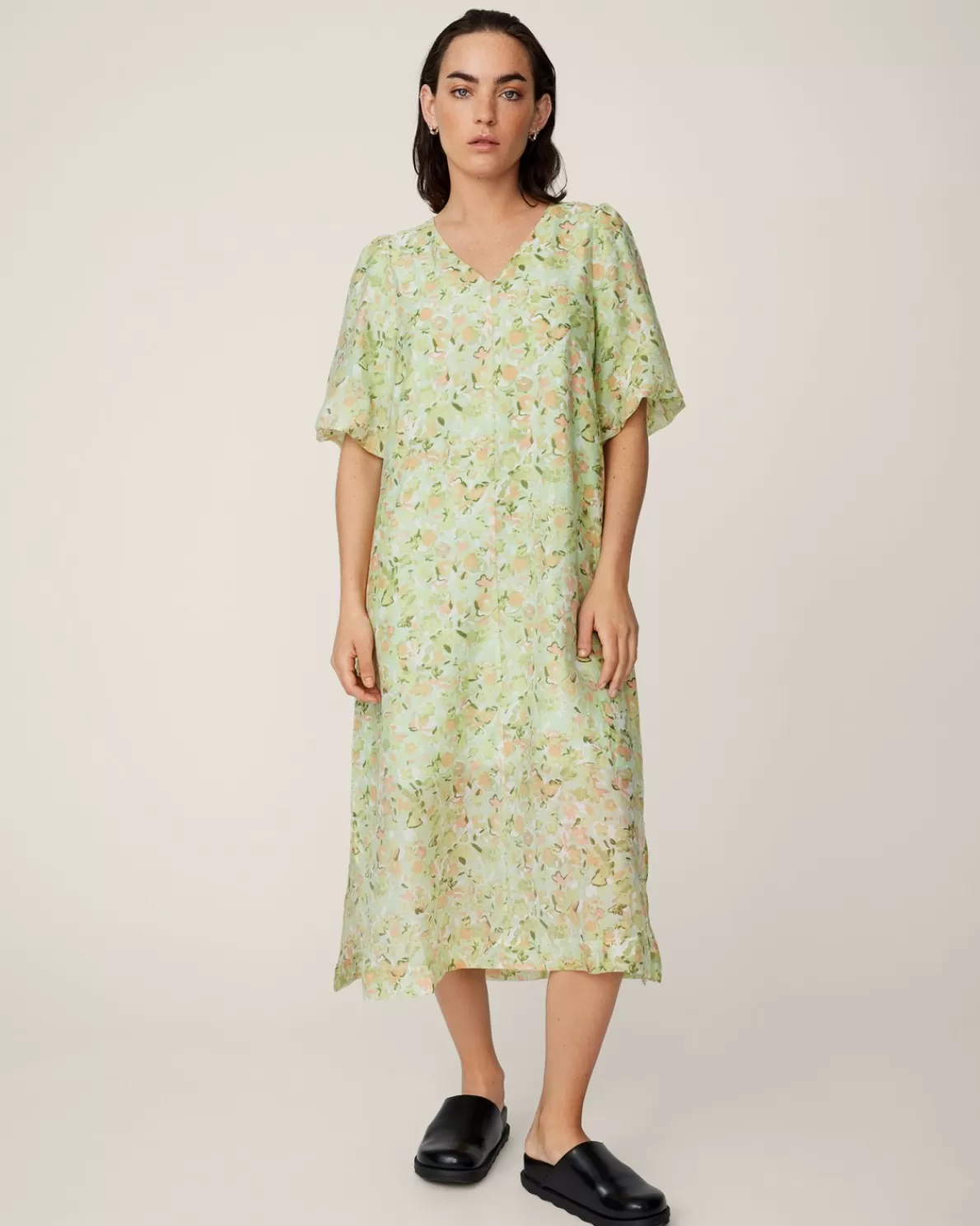 Women MSCH Copenhagen MSCHSandaya 2/4 Long Dress AOP