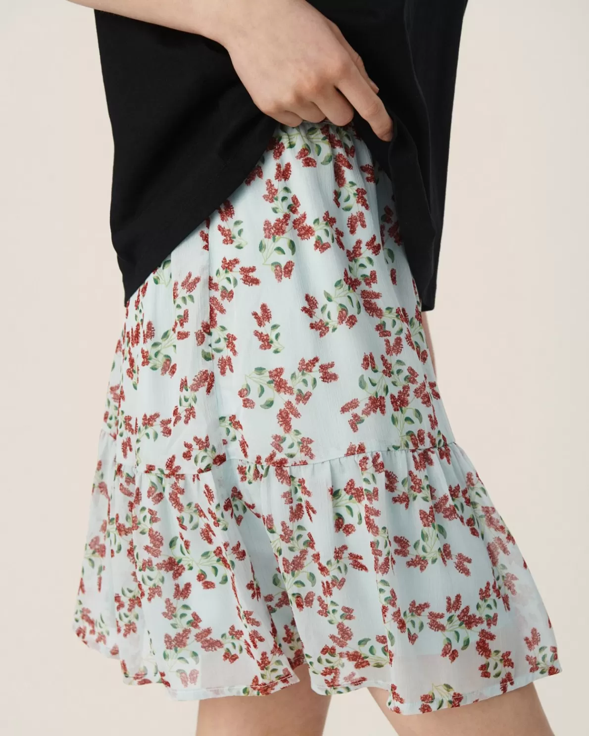 Women MSCH Copenhagen MSCHSatina Skirt AOP