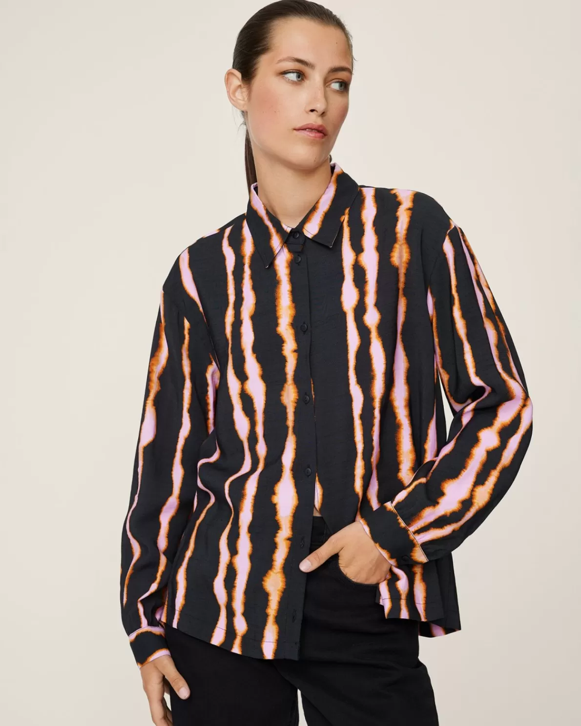 Women MSCH Copenhagen MSCHSelfrida Dilvera Shirt AOP