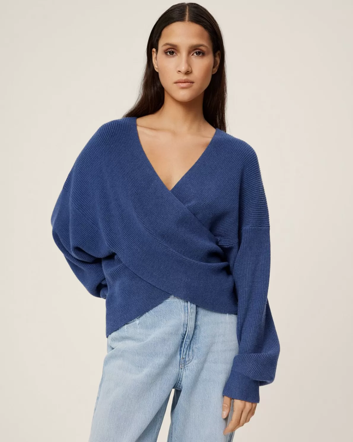 Women MSCH Copenhagen MSCHZinelle Rachelle Wrap Pullover